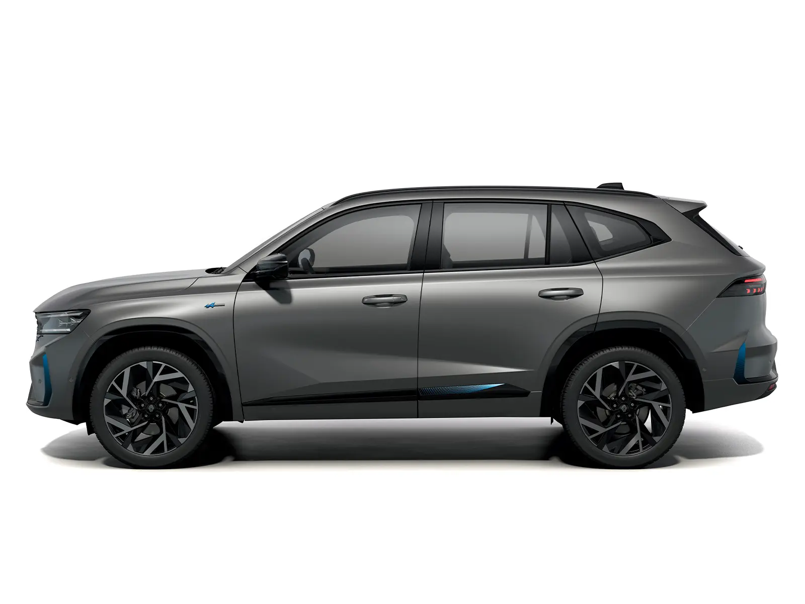 Renault Koleos E-Tech, vista lateral de estudio